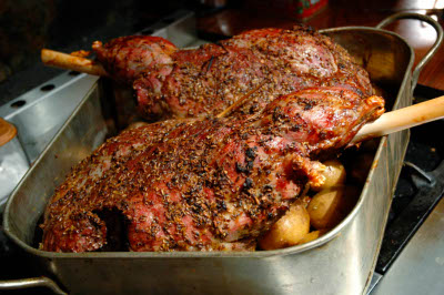 Mutton Leg Roast Recipes - Taste Dar  A classic South Asian mutton leg roast recipe.