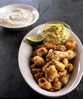 Fried Beer-Battered Green Lipped Mussels