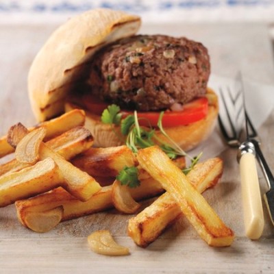 Northern Living - Gourmet Garlic Burgers. There are probably tens of thousands of burger recipes out there. But the humble burger doesn't need to be quite so humble if you use a little imagination....